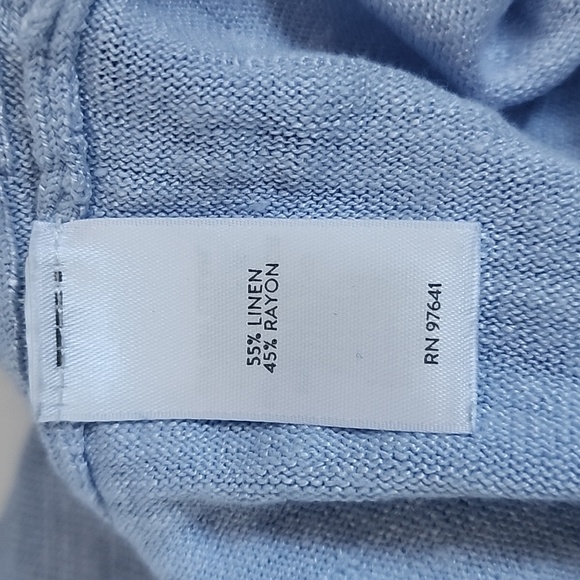 J. Jill Knit Linen Cardigan Shirt/ Size  XL/PETITE - Picture 5 of 11